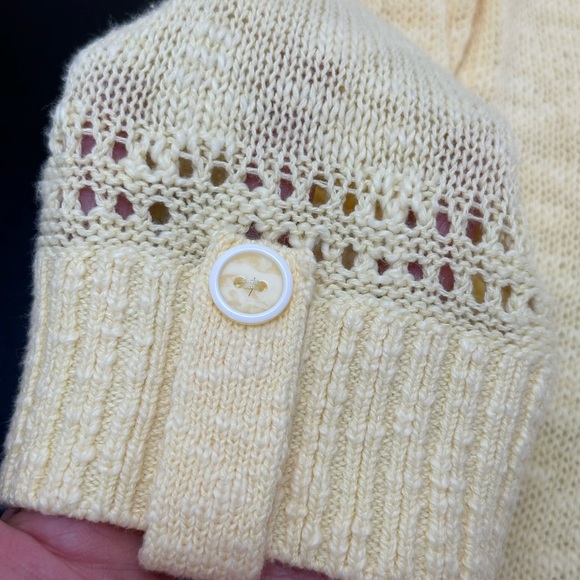 Christopher & Banks Butter Yellow 3/4 Sleeve Top S Soft Lightweight Breathable - Picture 4 of 13